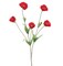 26" Watermelon Poppy Spray – Faux Meadow Flower Stem for Wreaths, Bouquets & Home Decor-FSP748-WM